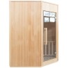 Zen Angular Steam Sauna 3-4 posti LED Pacchetto completo France Sauna