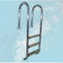 Scala per piscina interna in acciaio inox