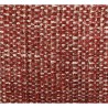 Iru armchair with burgundy tracked fabric chrome VeryForma