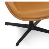 Fauteuil Pivotant Aric en PU miel VeryForma