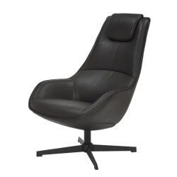 Cadeira Giratória Aric Black PU VeryForma