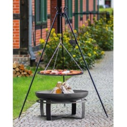 Viking King Brazier and Tripod 80cm with Stainless Steel Grill