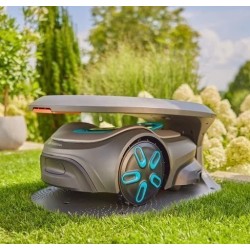 Gardena Robot Sileno Free e Max Riparo per tosaerba