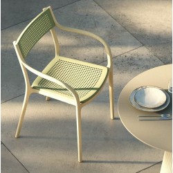 Chaise Madison Dots Cream Jade Vondom