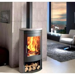 Panadero Oval, 3 pietre, stufa a legna Ecodesign 8,7 kW